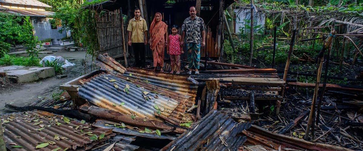 নীলফামারীতে হিন্দু সম্প্রদায়ের উপর জামায়াতের হামলা