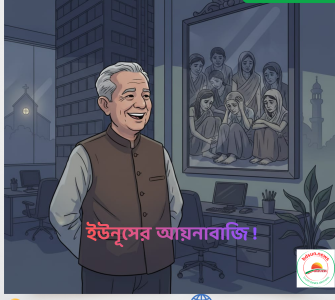 ইউনূসের আয়নাবাজি